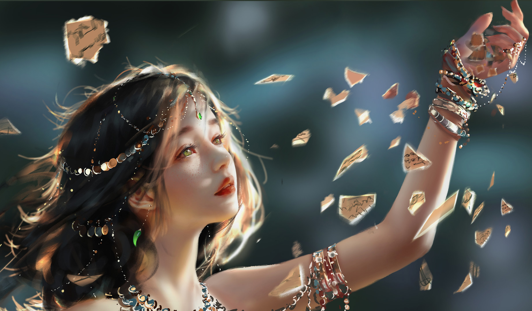 WLOP鬼刀二次元插画图集 1836张作品66GB 8 8